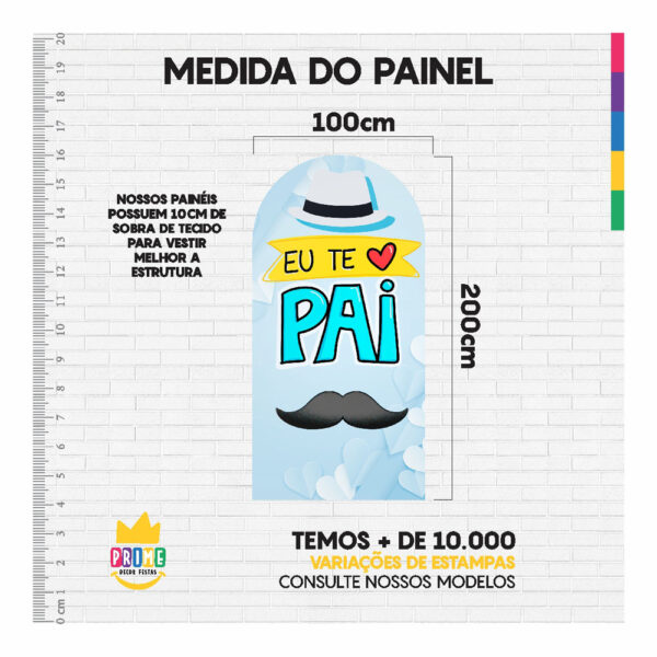 Painel De Festa Romano Decorativo Dia dos Pais - Image 4