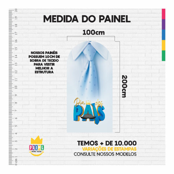Painel De Festa Romano Decorativo Dia dos Pais - Image 4