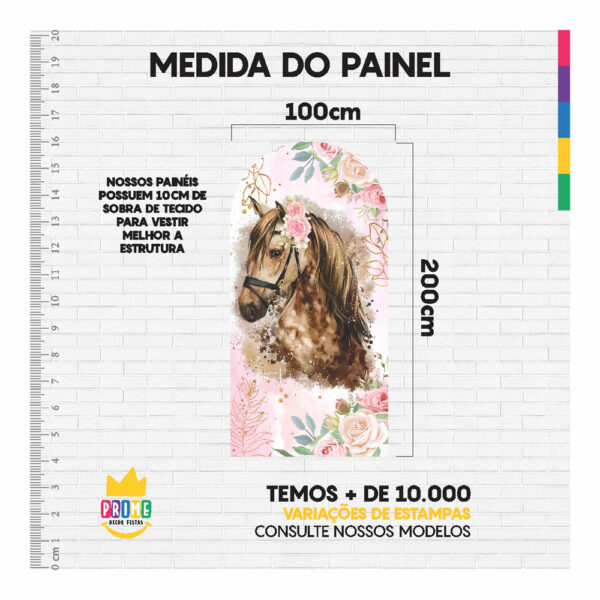 Painel De Festa Romano Decorativo Boiadeira - CLD667 - Image 4