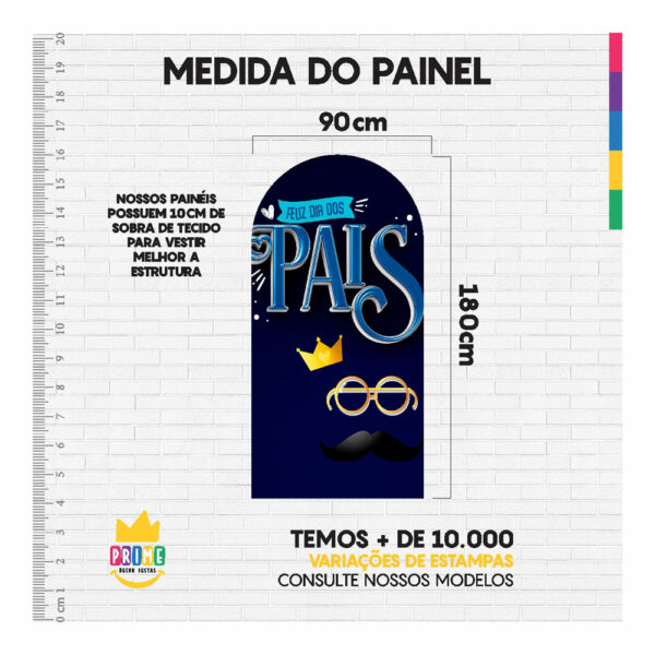 Painel De Festa Romano Decorativo Dia dos Pais - Image 5