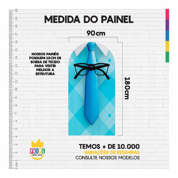 Painel De Festa Romano Decorativo Dia dos Pais - Image 5