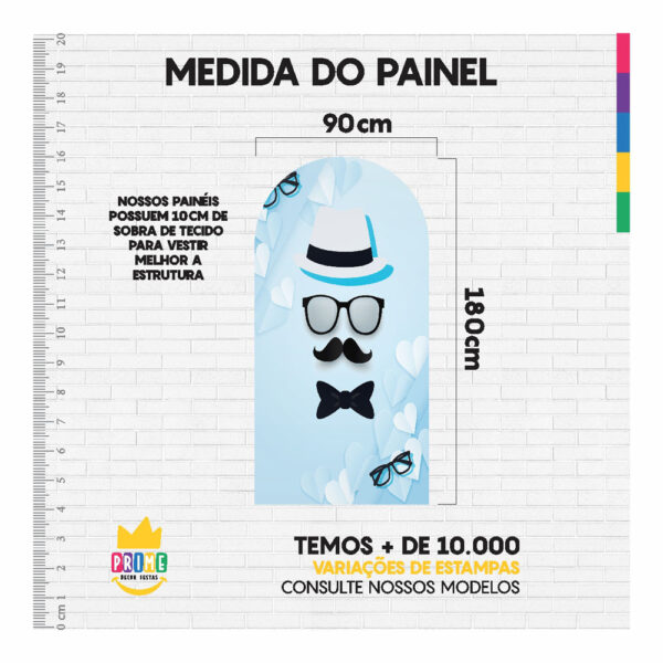Painel De Festa Romano Decorativo Dia dos Pais - Image 5