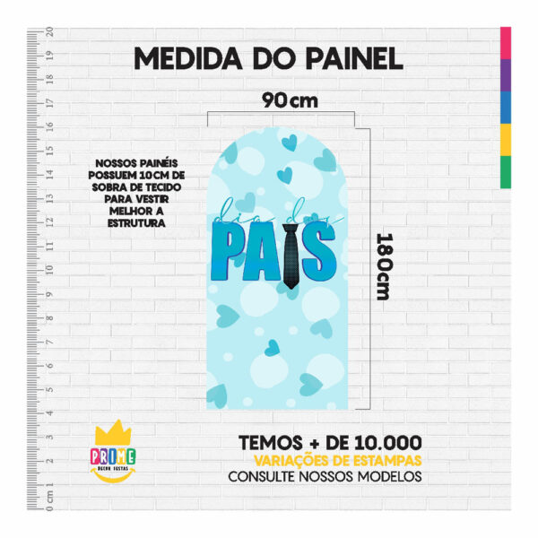 Painel De Festa Romano Decorativo Dia dos Pais - Image 5