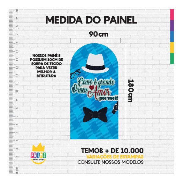 Painel De Festa Romano Decorativo Dia dos Pais - Image 5
