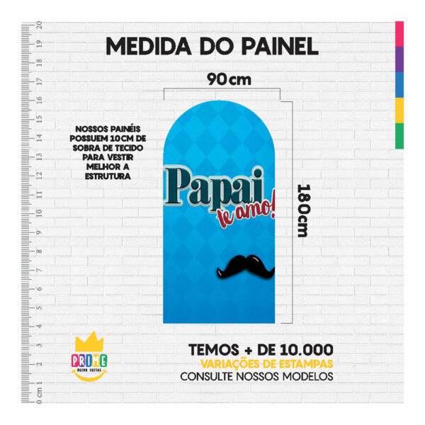 Painel De Festa Romano Decorativo Dia dos Pais - Image 5