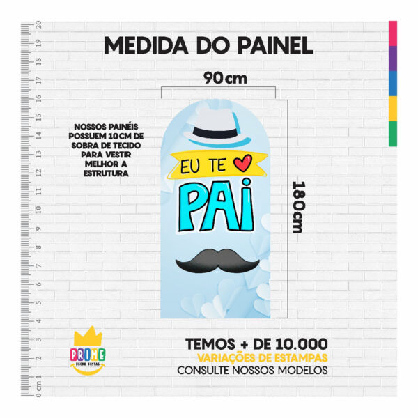 Painel De Festa Romano Decorativo Dia dos Pais - Image 5
