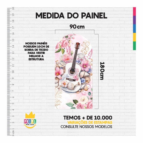Painel De Festa Romano Decorativo Boiadeira- CLD695 - Image 5