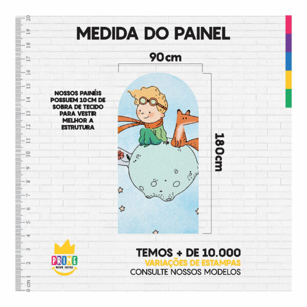 Painel De Festa Romano Decorativo Pequeno Príncipe- CLD687 - Image 4