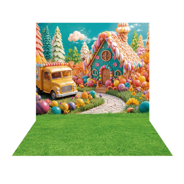 Fundo Fotográfico Dia das Crianças Candy Tecido 2,20m x 1,50m F1112