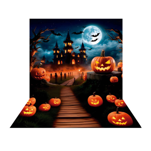Fundo Fotográfico Halloween  Tecido 2,20m x 1,50m F1179