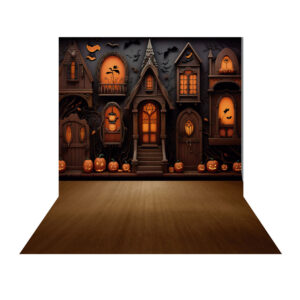 Fundo Fotográfico Halloween Casa Tecido 2,20m x 1,50m F1174