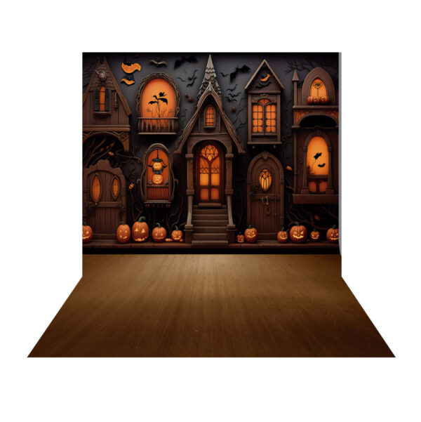 Fundo Fotográfico Halloween Casa Tecido 2,20m x 1,50m F1174