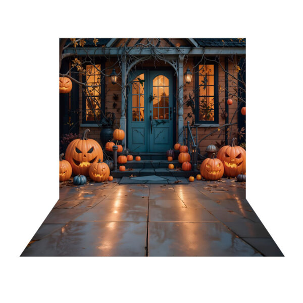 Fundo Fotográfico Halloween Casa Tecido 2,20m x 1,50m F1201