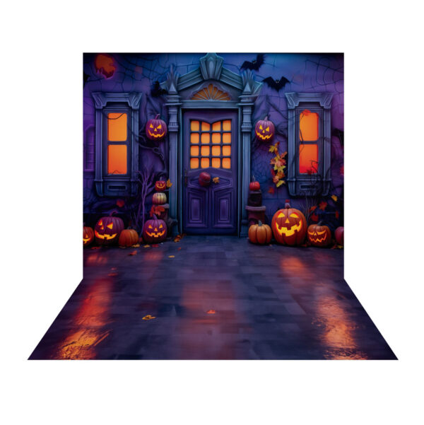 Fundo Fotográfico Halloween Casa Tecido 2,20m x 1,50m F1173