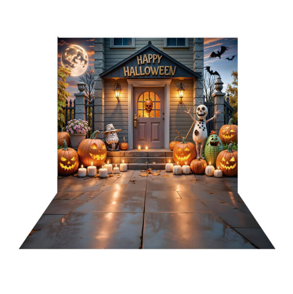 Fundo Fotográfico Halloween  Tecido 2,20m x 1,50m F1176