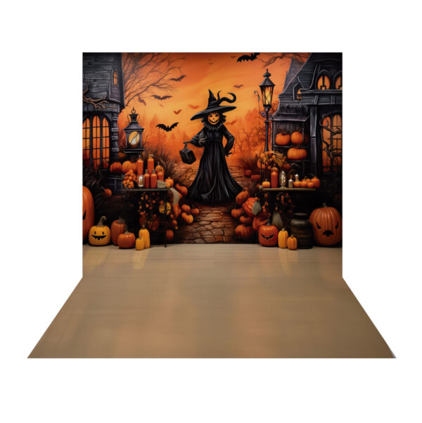 Fundo Fotográfico Halloween Espantalho Tecido 2,20m x 1,50m F1177
