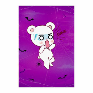 Painel de Festa Retangular 3D Halloween casadinho 1,50m x 2,20