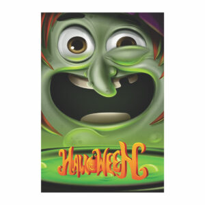 Painel de Festa Retangular 3D Halloween casadinho 1,50m x 2,20