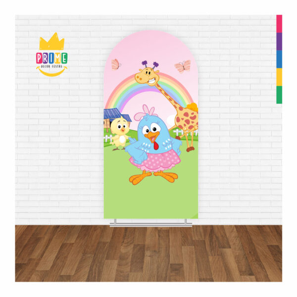 Painel De Festa Romano Decorativo Galinha Pintadinha - Image 2