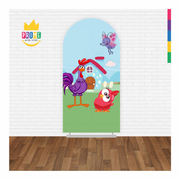 Painel De Festa Romano Decorativo Galinha Pintadinha - Image 2