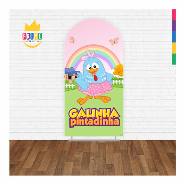 Painel De Festa Romano Decorativo Galinha Pintadinha - Image 2