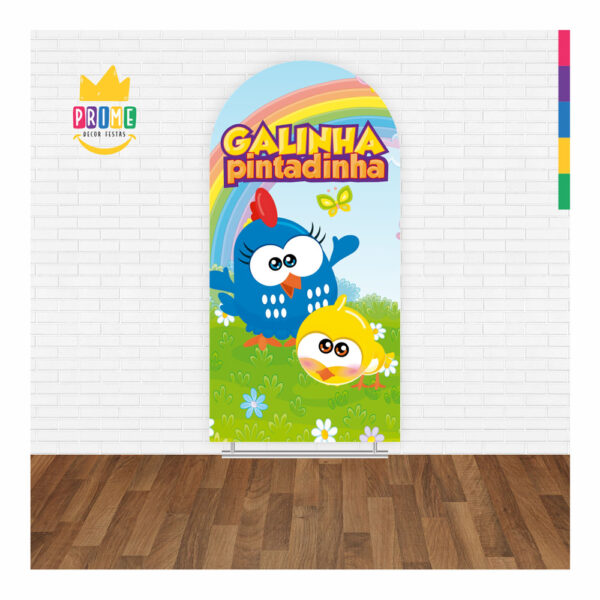 Painel De Festa Romano Decorativo Galinha Pintadinha - Image 2