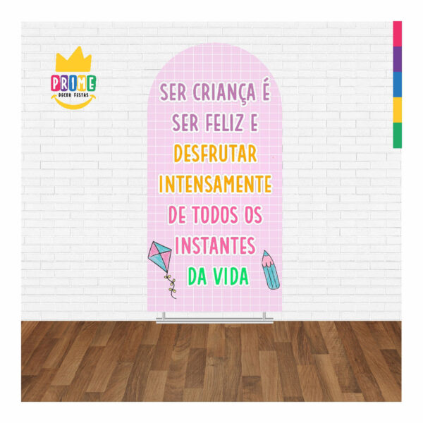 Painel De Festa Romano Decorativo Dia das Crianças - Image 2