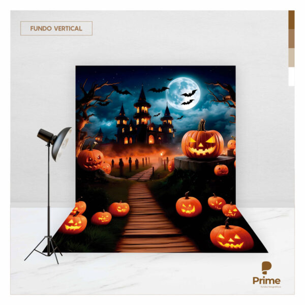 Fundo Fotográfico Halloween  Tecido 2,20m x 1,50m F1179 - Image 2