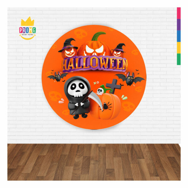 Painel Redondo 3D Halloween Abre Fácil 1,50m X 1,50m - Image 2