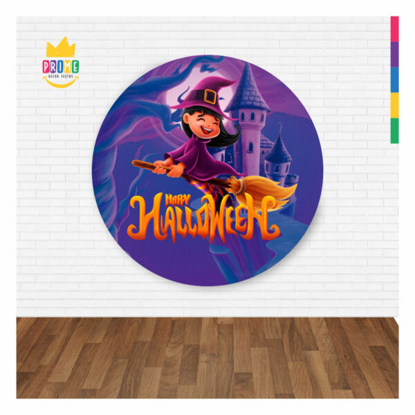 Painel Redondo 3D Halloween Abre Fácil 1,50m X 1,50m - Image 2