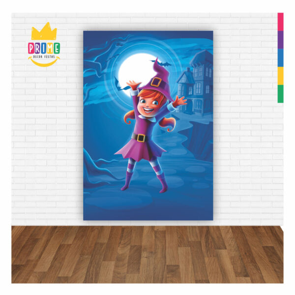 Painel de Festa Retangular 3D Halloween casadinho 1,50m x 2,20 - Image 2
