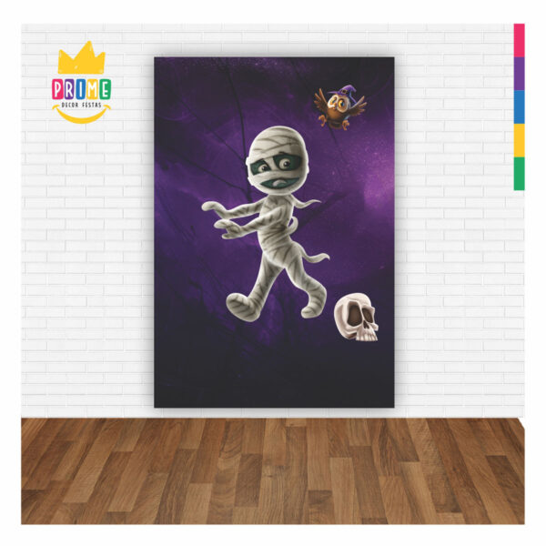 Painel de Festa Retangular 3D Halloween casadinho 1,50m x 2,20 - Image 2