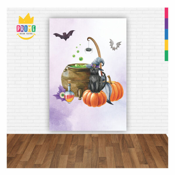 Painel de Festa Retangular 3D Halloween casadinho 1,50m x 2,20 - Image 2
