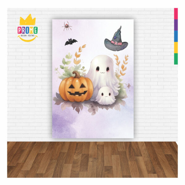 Painel de Festa Retangular 3D Halloween casadinho 1,50m x 2,20 - Image 2