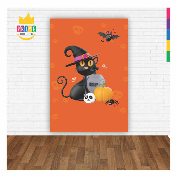 Painel de Festa Retangular 3D Halloween casadinho 1,50m x 2,20 - Image 2