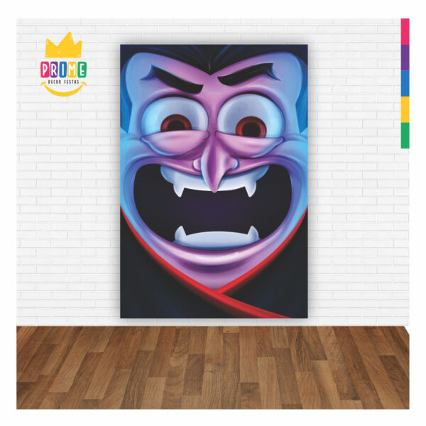 Painel de Festa Retangular 3D Halloween casadinho 1,50m x 2,20 - Image 2