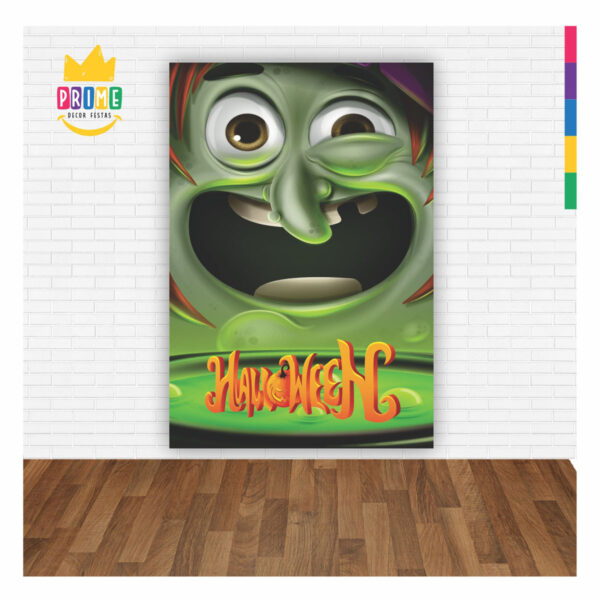 Painel de Festa Retangular 3D Halloween casadinho 1,50m x 2,20 - Image 2