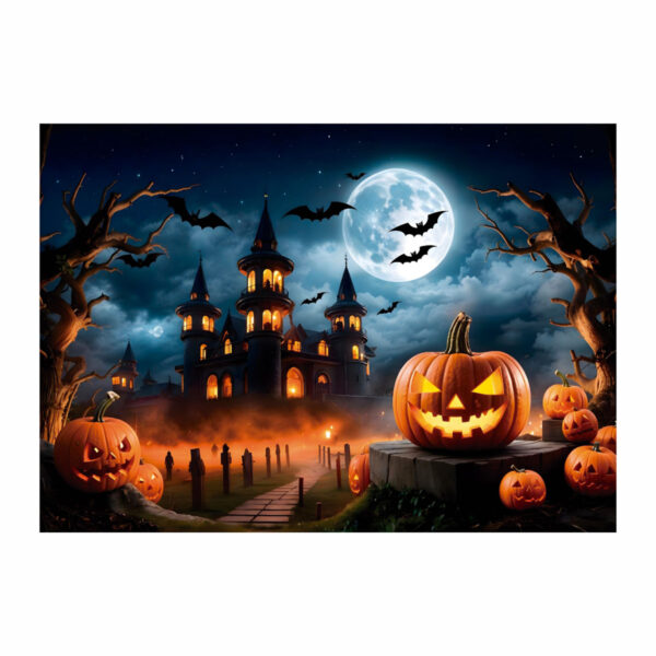 Fundo Fotográfico Halloween  Tecido 2,20m x 1,50m F1179 - Image 3