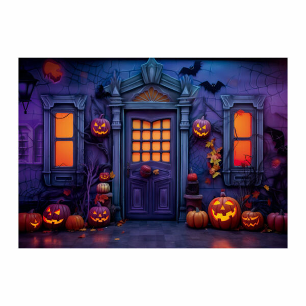 Fundo Fotográfico Halloween Casa Tecido 2,20m x 1,50m F1173 - Image 3