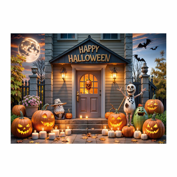 Fundo Fotográfico Halloween  Tecido 2,20m x 1,50m F1176 - Image 3