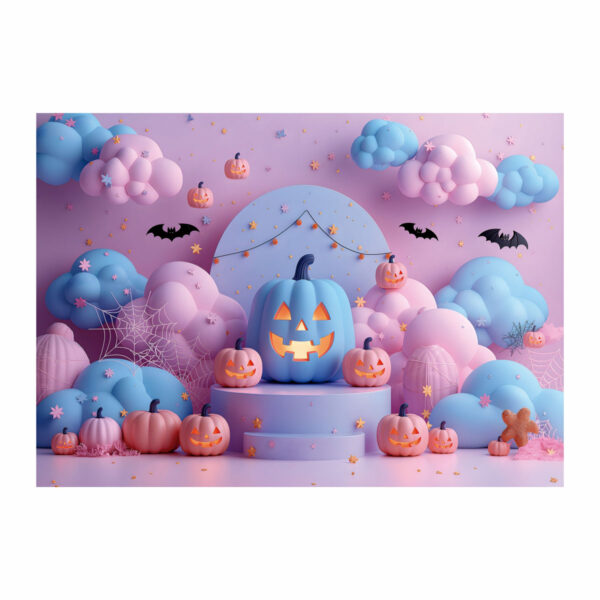 Fundo Fotográfico Halloween Cute Tecido 2,20m x 1,50m F1195 - Image 3