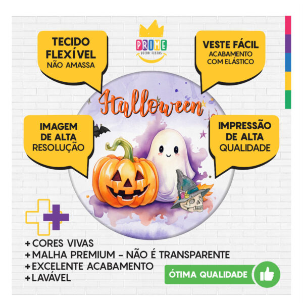 Kit Casado Halloween Painel Redondo Trio Capas Cilindro Retangular - Image 3