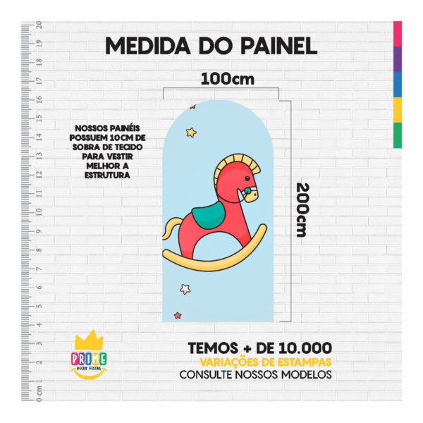Painel De Festa Romano Decorativo Dia das Crianças - Image 4