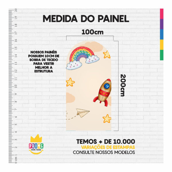 Painel De Festa Romano Decorativo Dia das Crianças - Image 4