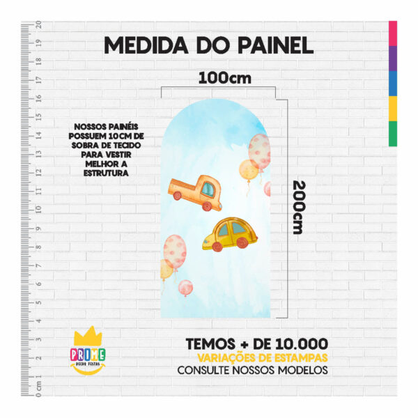Painel De Festa Romano Decorativo Dia das Crianças - Image 4