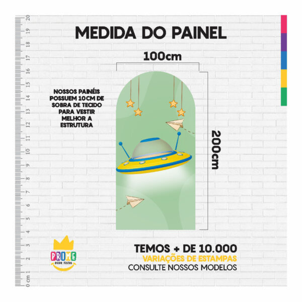 Painel De Festa Romano Decorativo Dia das Crianças - Image 4