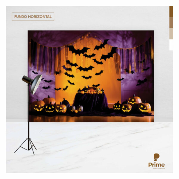Fundo Fotográfico Halloween  Tecido 2,20m x 1,50m F1172 - Image 4