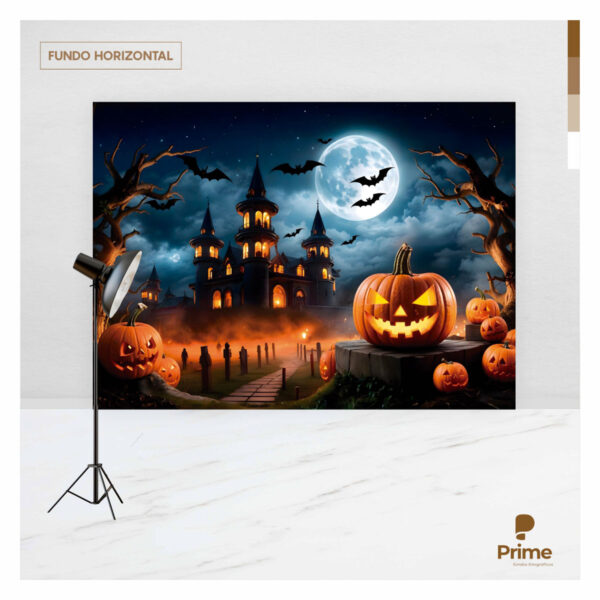 Fundo Fotográfico Halloween  Tecido 2,20m x 1,50m F1179 - Image 4