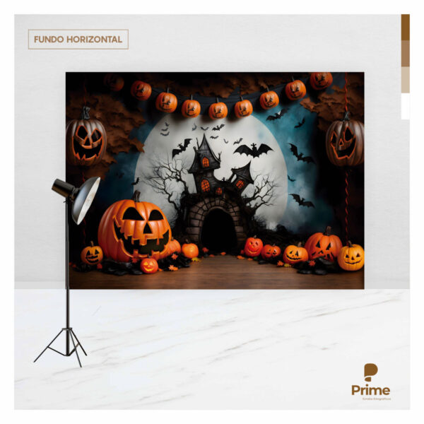 Fundo Fotográfico Halloween  Tecido 2,20m x 1,50m F1171 - Image 4