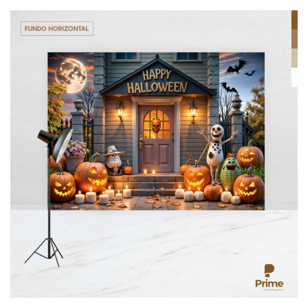 Fundo Fotográfico Halloween  Tecido 2,20m x 1,50m F1176 - Image 4